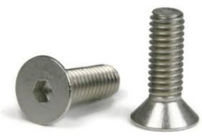 Screws, Flat Head Cap-Stainless Steel