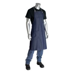 100% COTTON BLUE DENIM BIB STYLE APRON