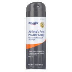 EQUATE 4.6oz ATHLETES FOOT POWDER SPRAY