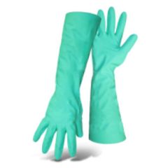 19" 22MIL SIZE 9 GREEN NITRILE GLOVE