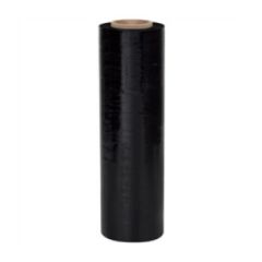 18"X1500' 80 GAUGE BLACK STRETCH WRAP