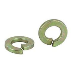 7/16 HARDENED SPLIT LOCKWASHER YEL/ZINC