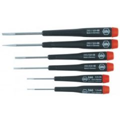 6PC SLOTTED PRECISION SCREW DRIVER SET