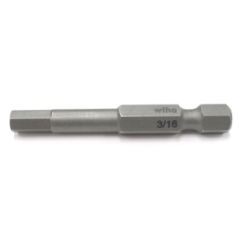 3/16" HEX BIT 1/4" POWER DRIVE 1.96" OAL