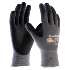 MAXIFLEX ULTIMATE GRAY NYLON BLK NITRILE